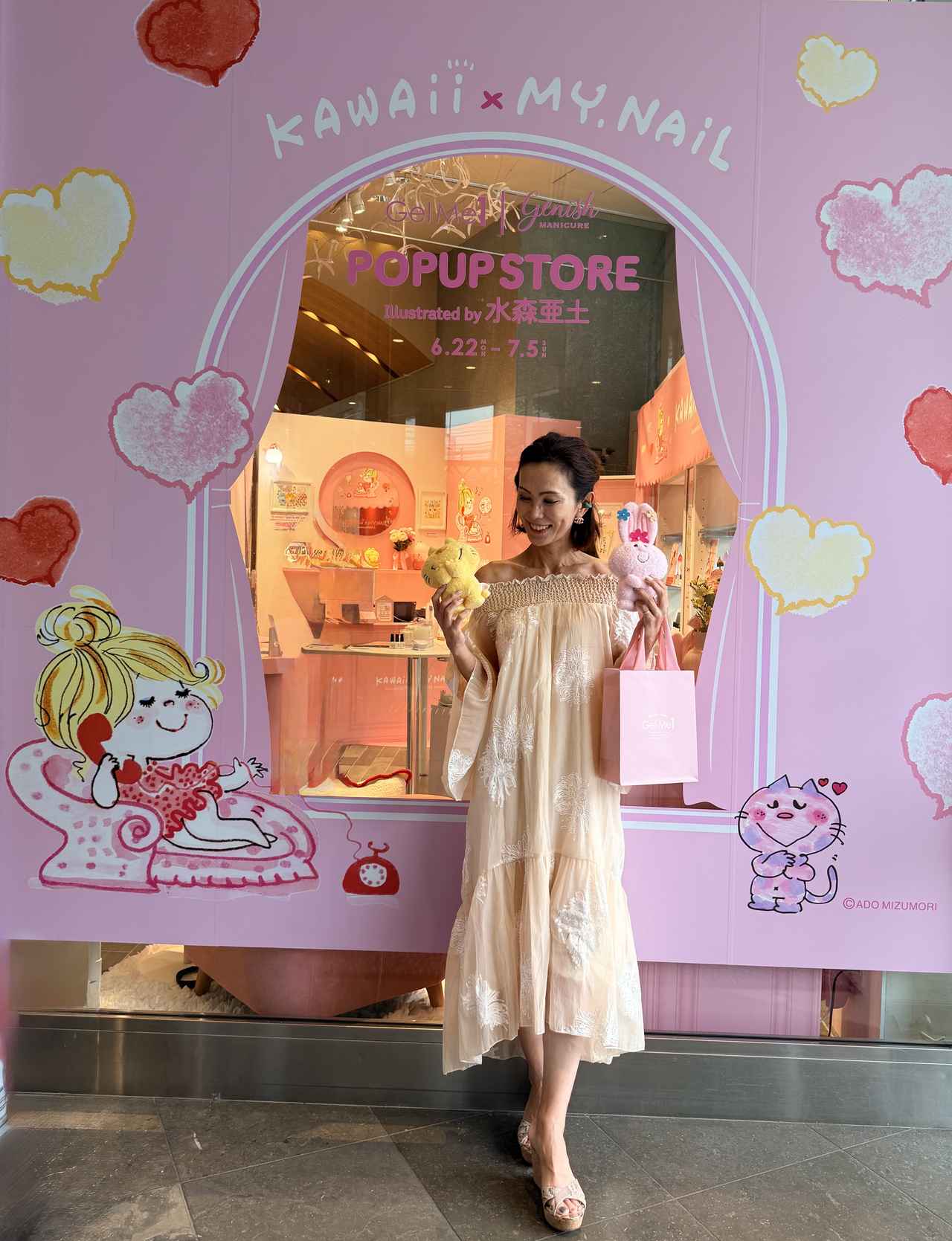 画像8: 指先にレトロなときめきを♡「水森亜土」✖「コスメ・デ・ボーテ」初コラボネイル＆限定POPUPがかわいすぎる！