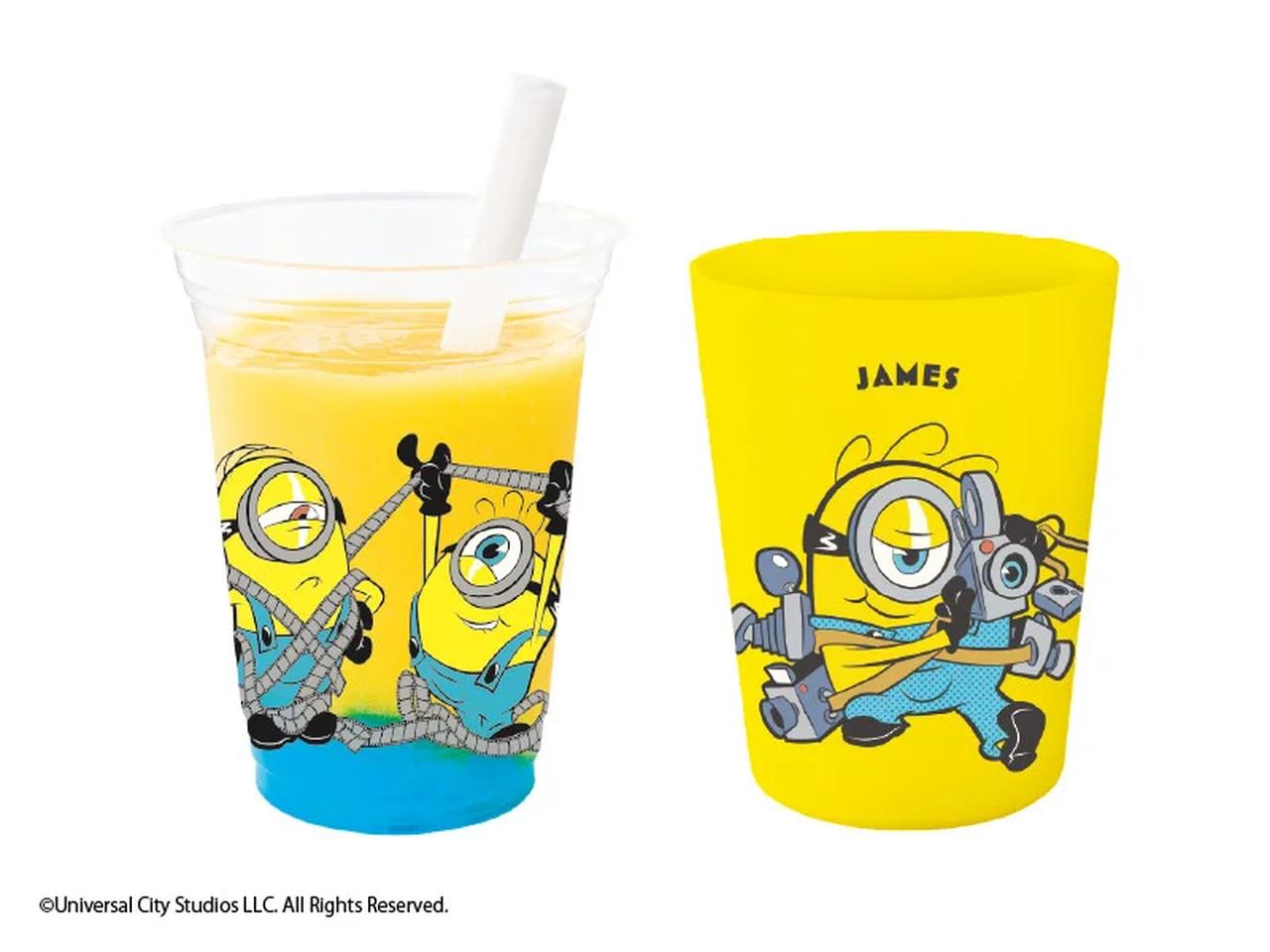 画像: ミニオンズ 南国フルーツと青りんごゼリーのいたずらスムージー ドリンク単品価格 :750円(税込) コラボカップセット価格:1,500円(税込) サイズ:Mサイズ 販売期間: 2026年7月3日(金)〜9月4日(金) ※コラボカップはシークレット1種を含む全4種からランダムでお渡しします