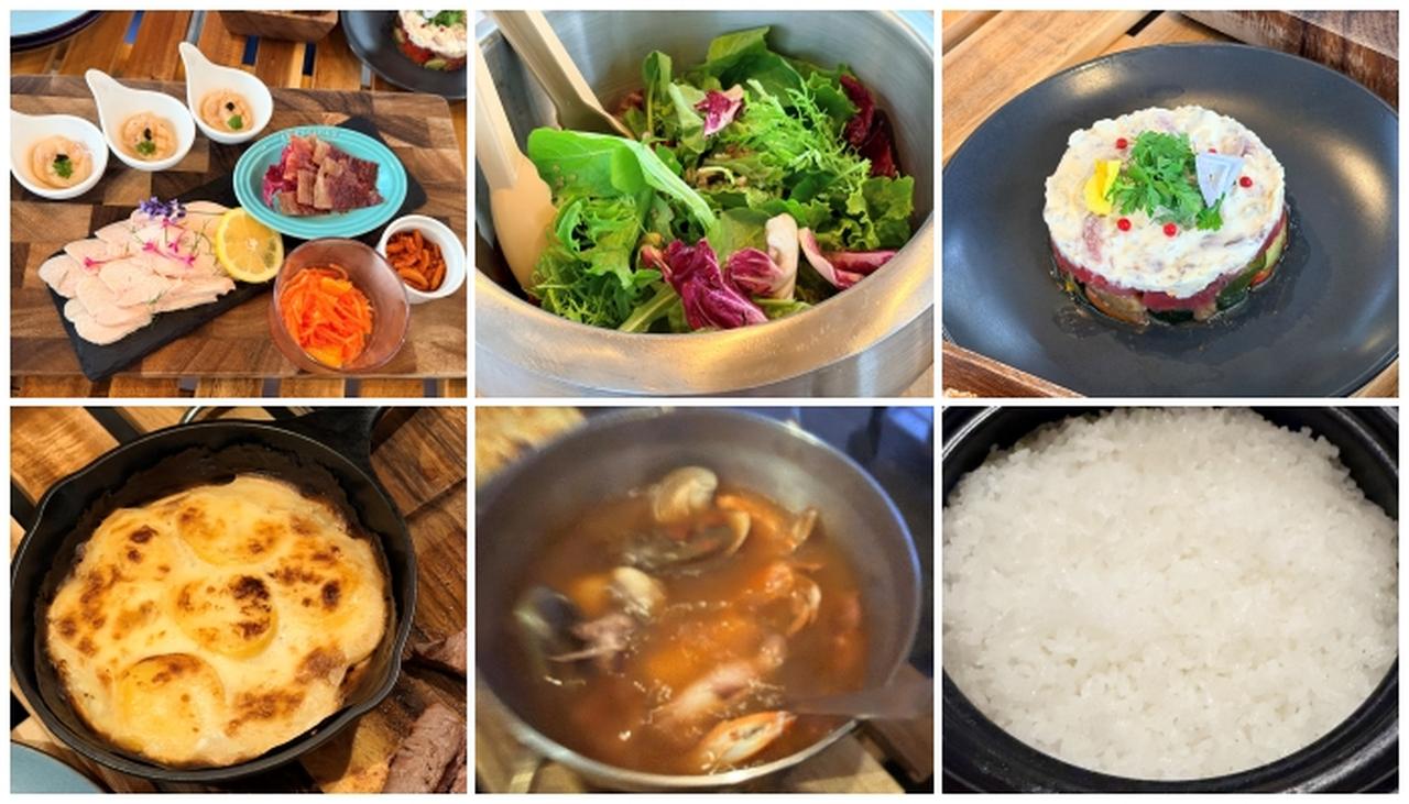 画像: コースは気軽に楽しめるカジュアルコース「Breeze」、肉料理と魚介料理が好評のスタンダードコース「Forest」、伊勢海老のスペシャリティがついたラグジュアリーコース「Crest」から選べます。(写真はスタンダードコース「Forest」)