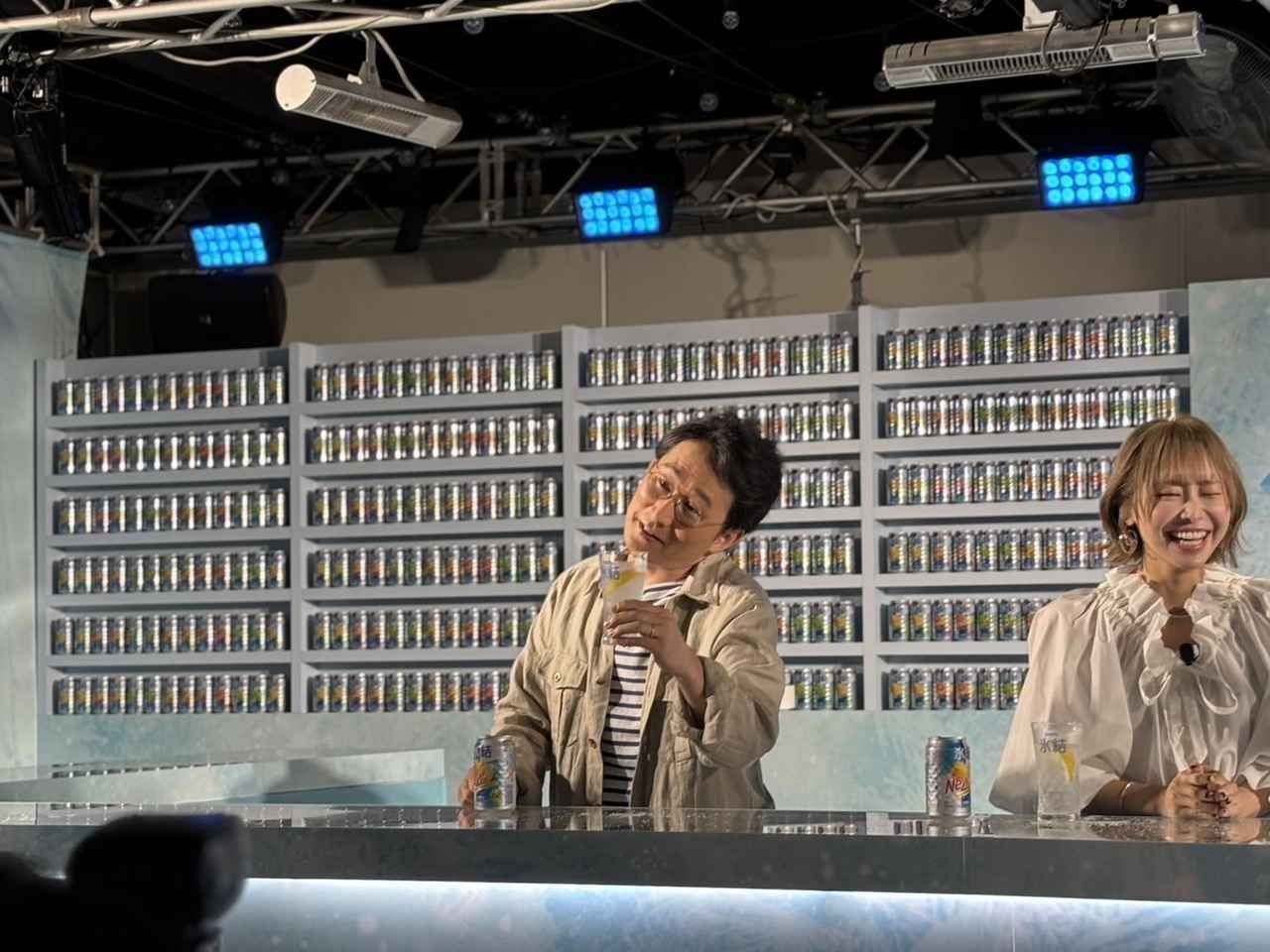 画像2: FRUITS ZIPPER 仲川瑠夏さん&シソンヌもひんやり体験を満喫