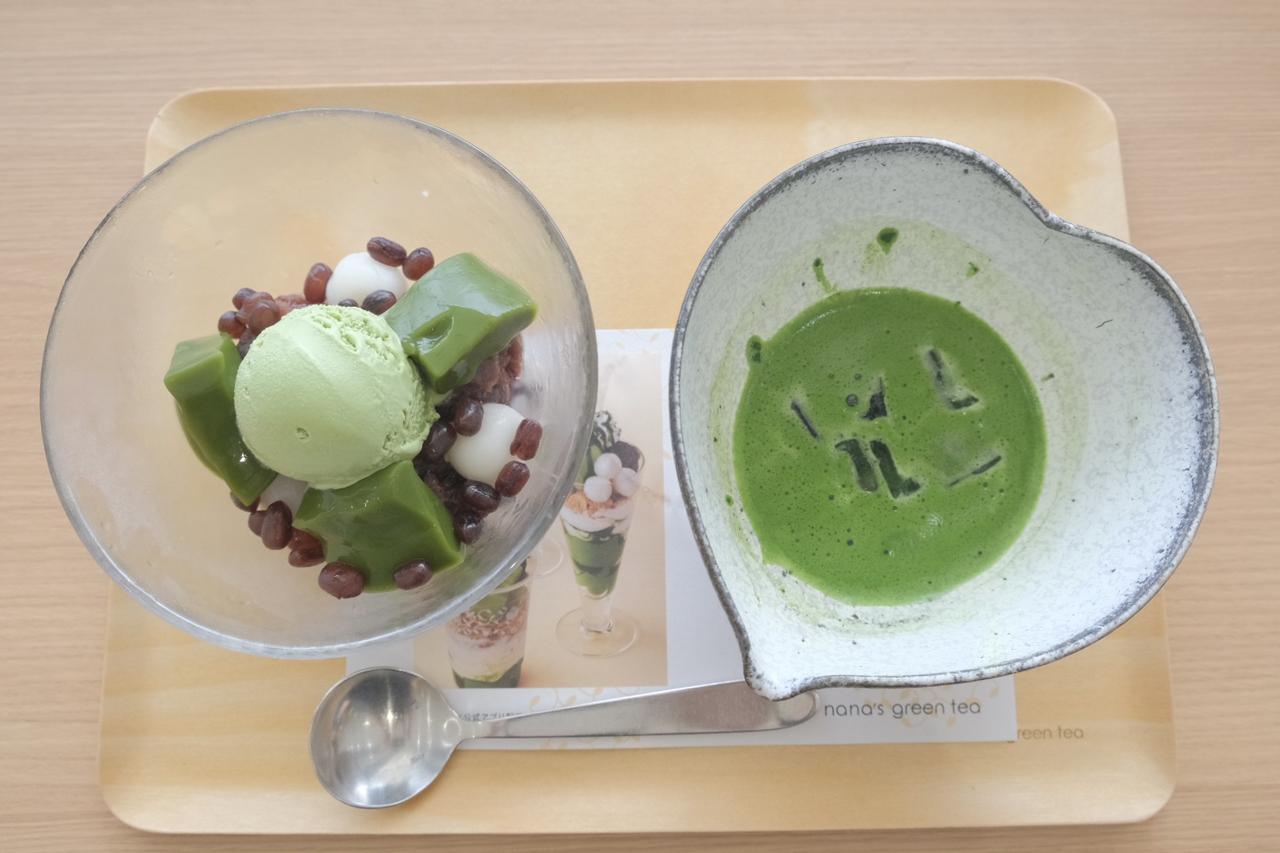 画像2: 冷やし抹茶ぜんざい