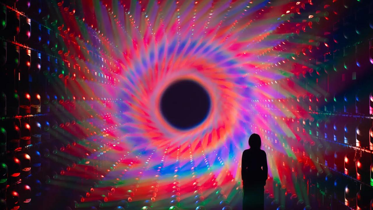 画像: Dark Existence within Chromatic Order / 色彩性秩序に宿る闇の存在 チームラボ《色彩性秩序に宿る闇の存在》 © チームラボ