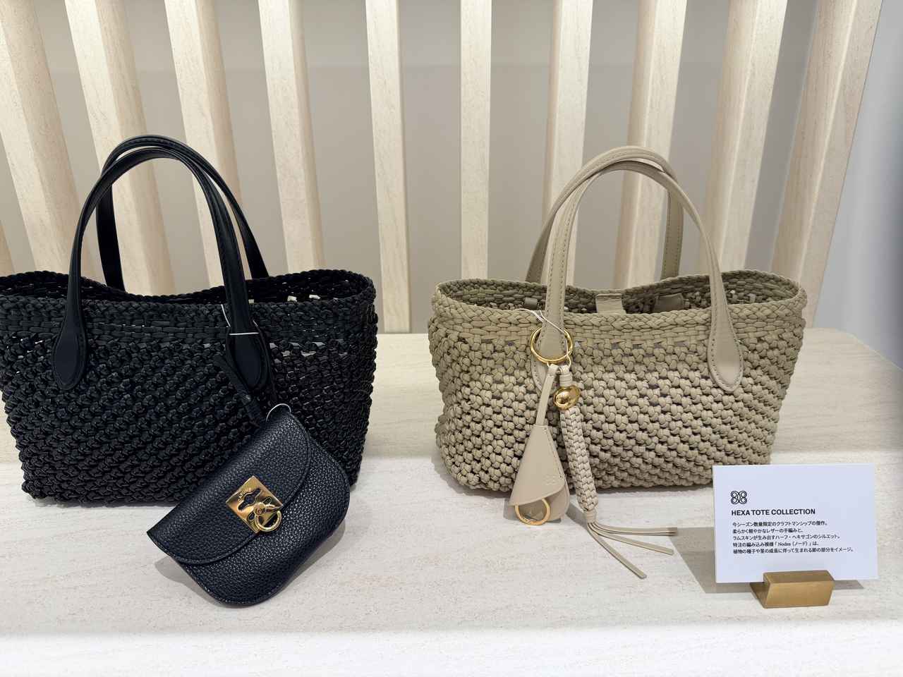 画像: Small Hexa Tote 税込¥55,500(各色) (*キーホルダーは別売り)