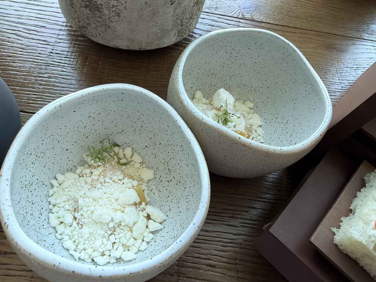 画像: * 白桃のソルベ ピーチのコンポート