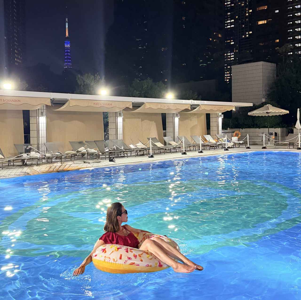 画像5: 都会でリゾート気分♡東京タワーを望む絶景【ANAインターコンチネンタルホテル東京】ガーデンプール体験レポ