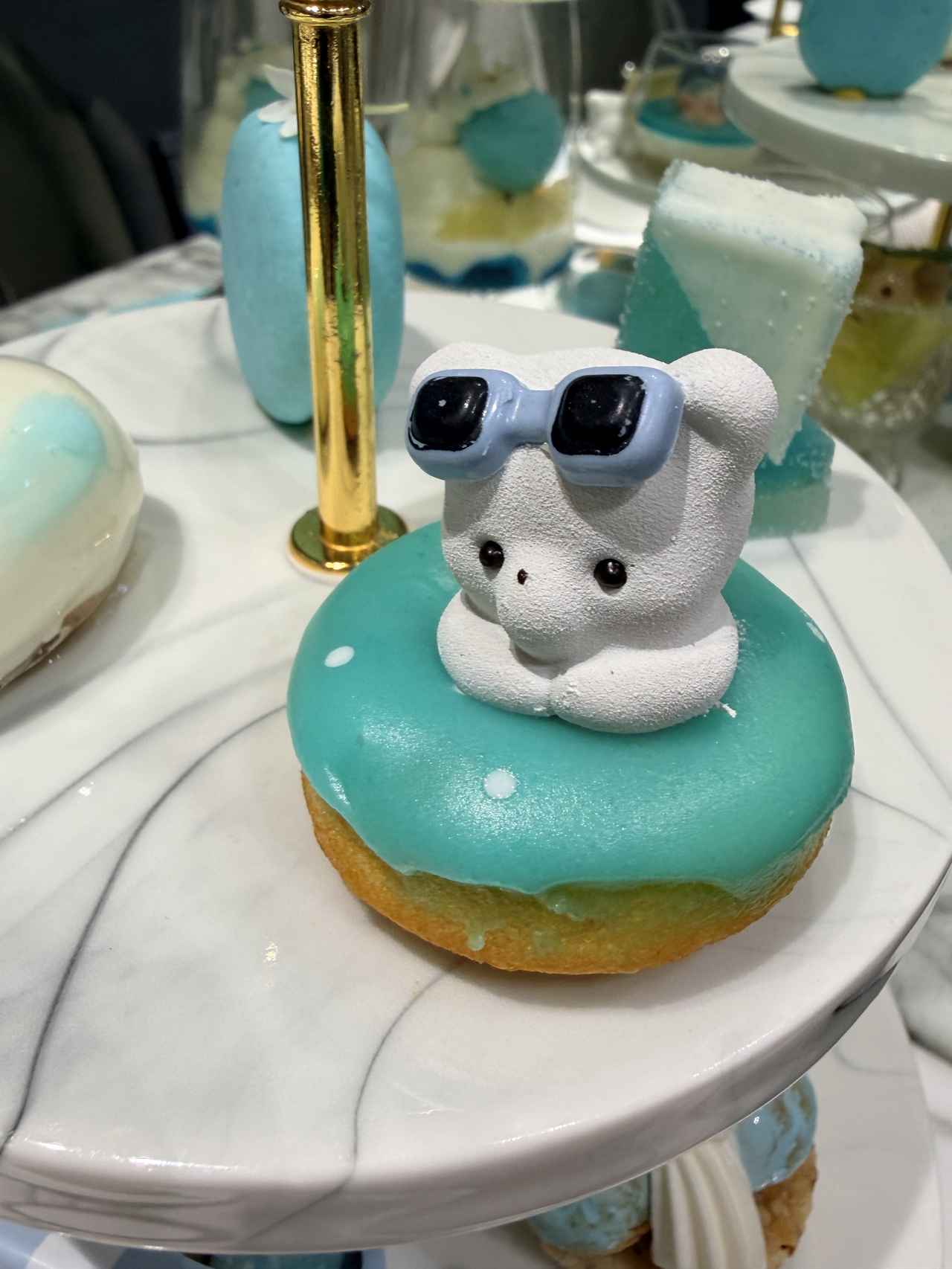 画像: 浮き輪をモチーフにした米粉のドーナッツ