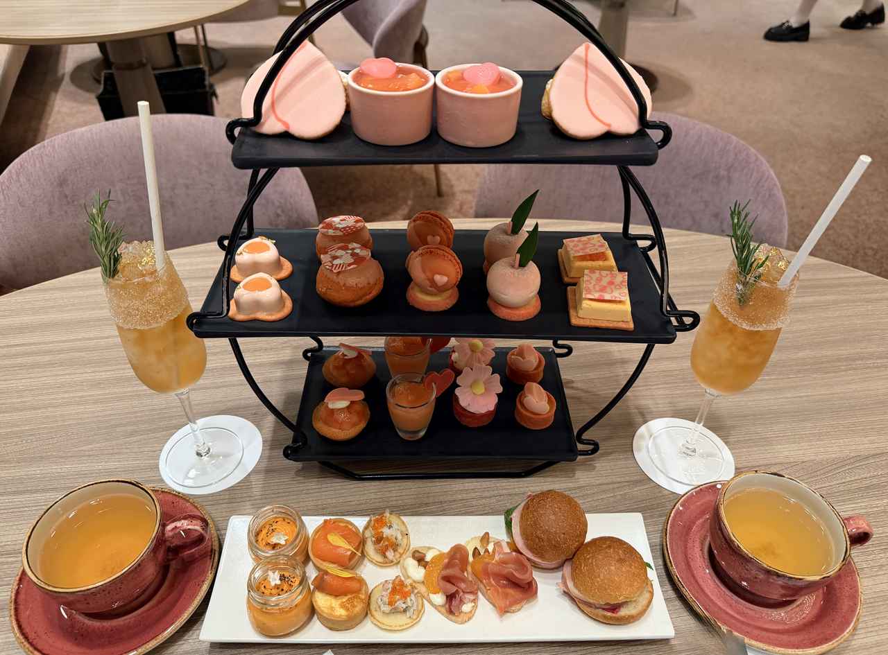画像: 心ときめく全17品!旬の桃とハートが織りなす贅沢スイーツ&セイボリー
