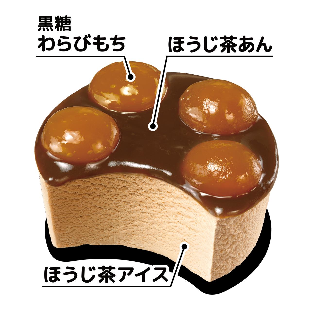 画像: (3)濃厚な味わいに仕上げた、冷凍下でもやわらかいほうじ茶あん