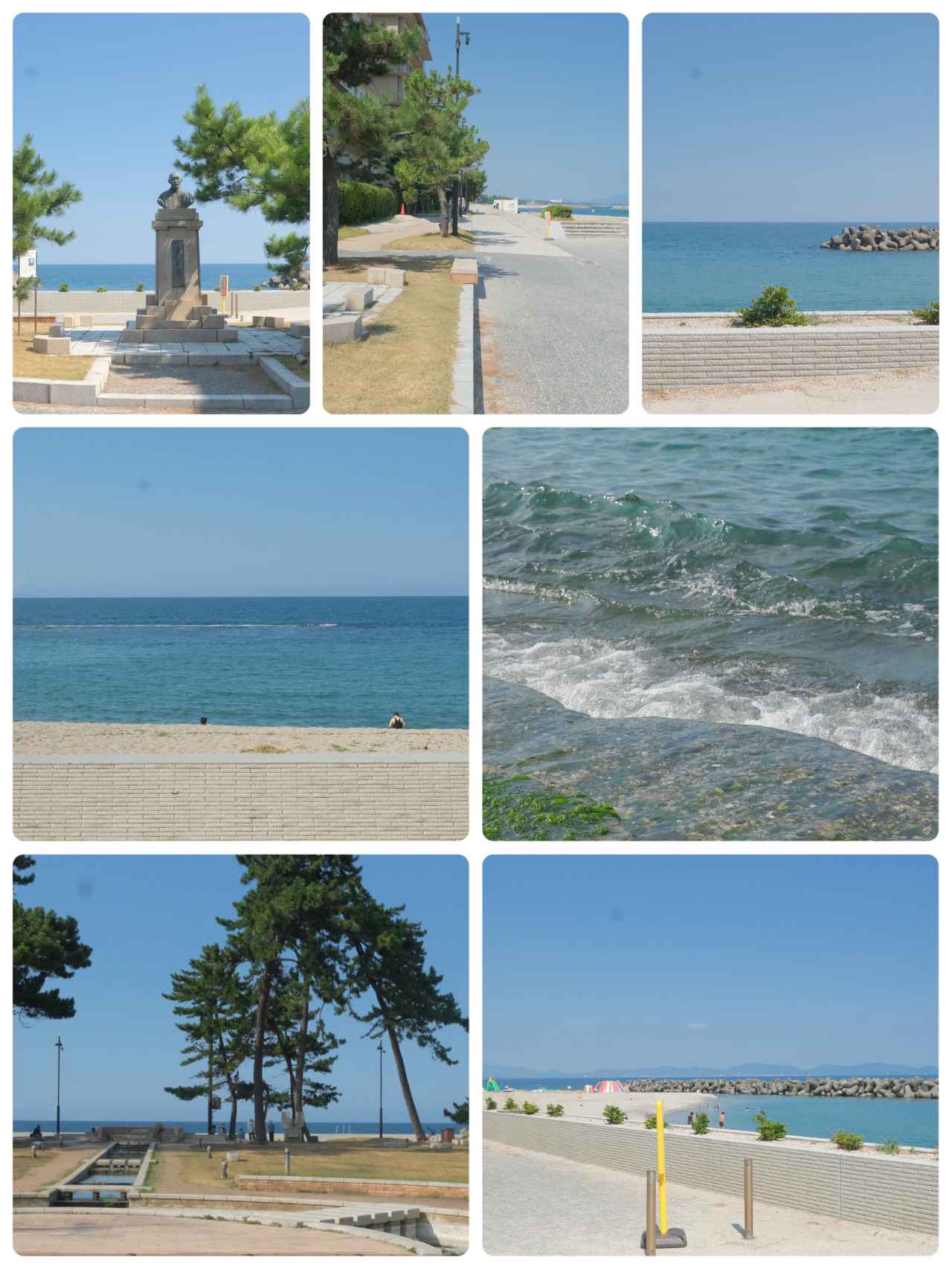 画像1: 美しいマリーンブルーの世界にうっとり♡目の前に広がる皆生温泉海水浴場で遊ぼう