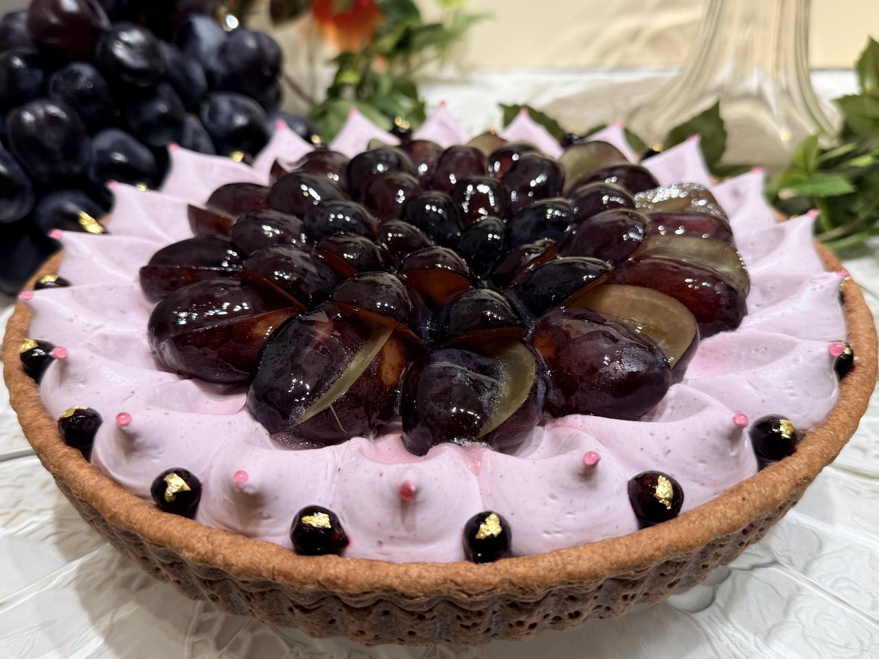 画像1: 秋の味覚を堪能♡【キル フェ ボン】贅沢なブドウのタルト9種が並ぶ「GRAPE Fair」開催