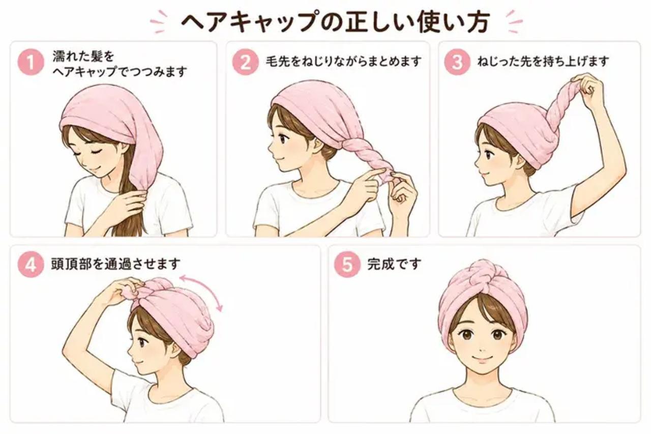 画像2: 第4弾の主役は「ヘアキャップ」！伸縮性とフィット感でストレスフリー