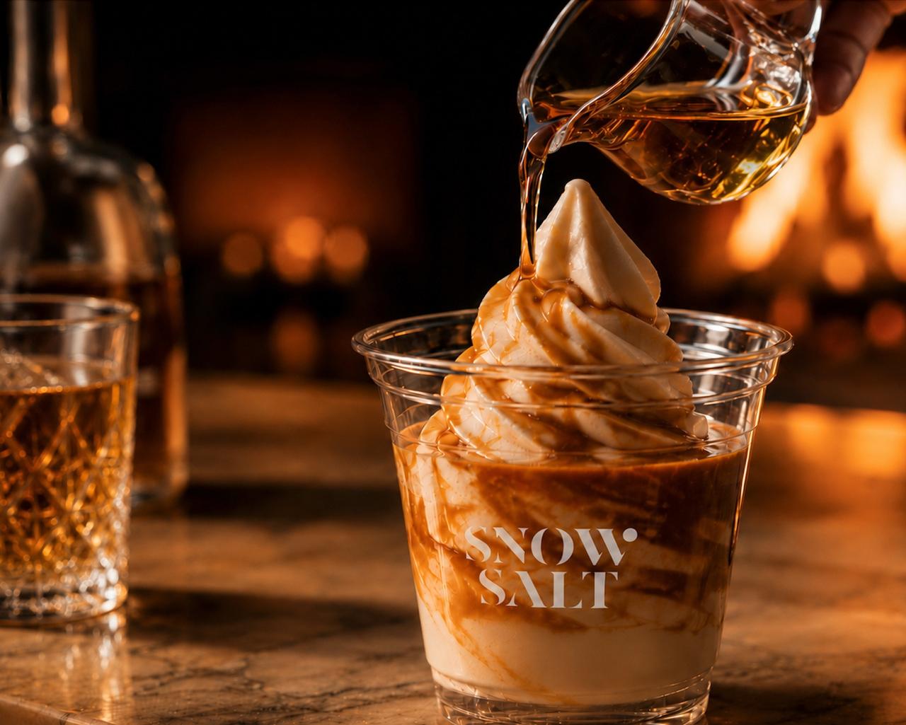 画像: ESPRESSO AFFOGATO　780円 濃厚な深いコクと締まる苦さが、塩ミルクのコクを深める定番。ランチ後の一杯にも。