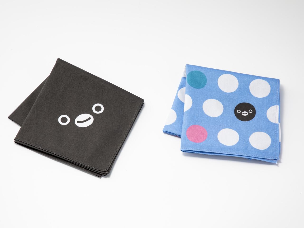 画像: Suicaのペンギン 小風呂敷 各1枚 1,650円/かまわぬ GIFT STAND