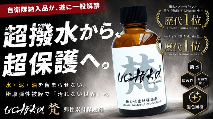 画像: Makuake|【自衛隊納入実績】過酷環境で証明された、大切なものから水・泥・油を弾く超保護剤|Makuake(マクアケ)