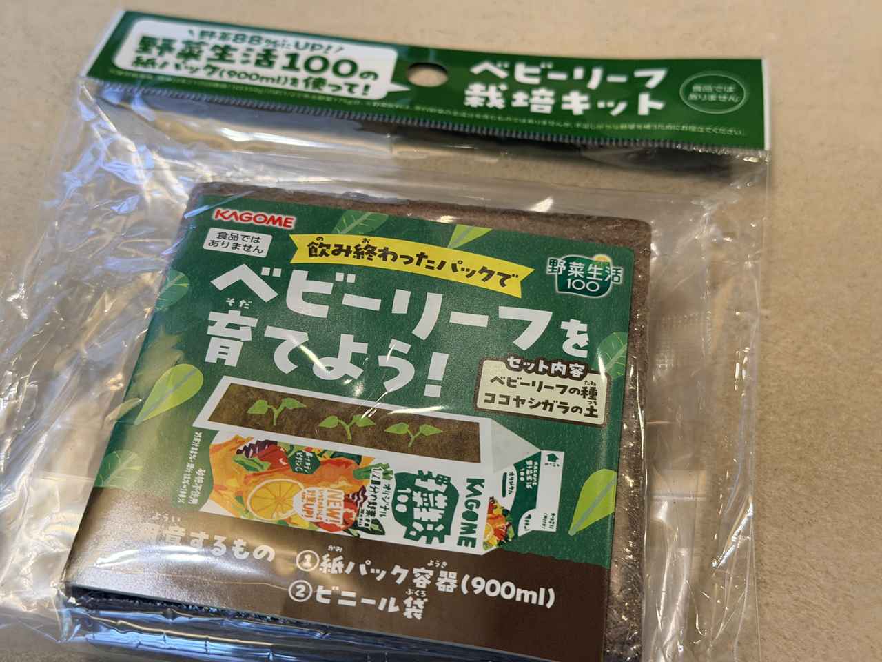 画像: 「ベビーリーフを育てるキット」プレゼント