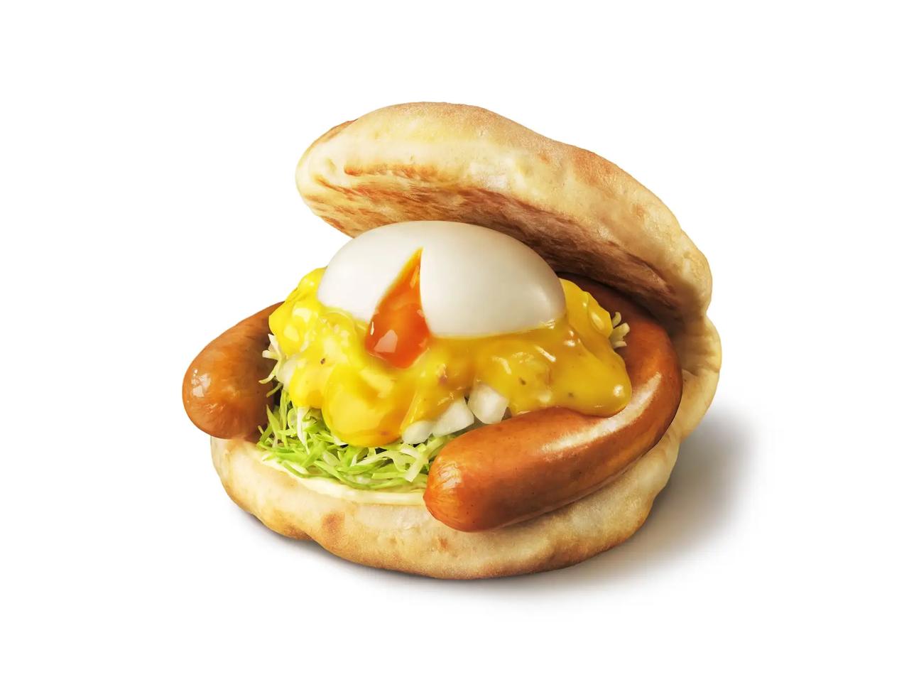 画像: ■商品名・価格:「月見フォカッチャ ~黄金(おうごん)チーズソース~」(630円) ■販売期間:2026年9月9日(水)~11月上旬 ■販売店舗:全国のモスバーガー店舗(一部店舗除く)