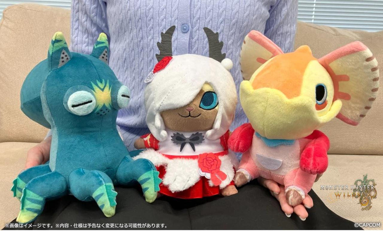 画像: おともアイルーのデフォルメぬいぐるみ
