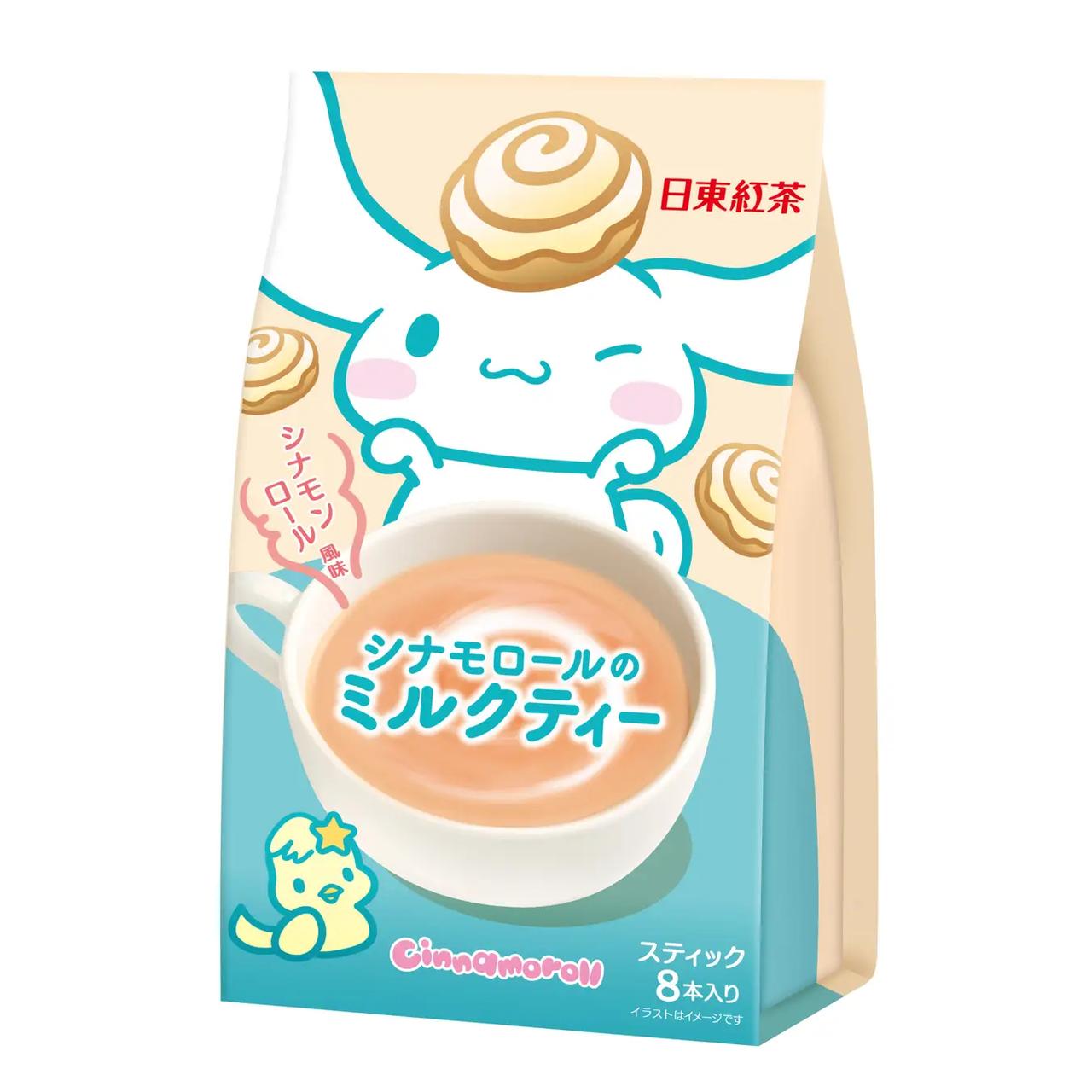 画像: シナモロールのミルクティー シナモンロール風味 8本入り ◆内容量:14gx8本 ◆荷姿:(6)×4 ◆希望小売価格:360円(税抜)