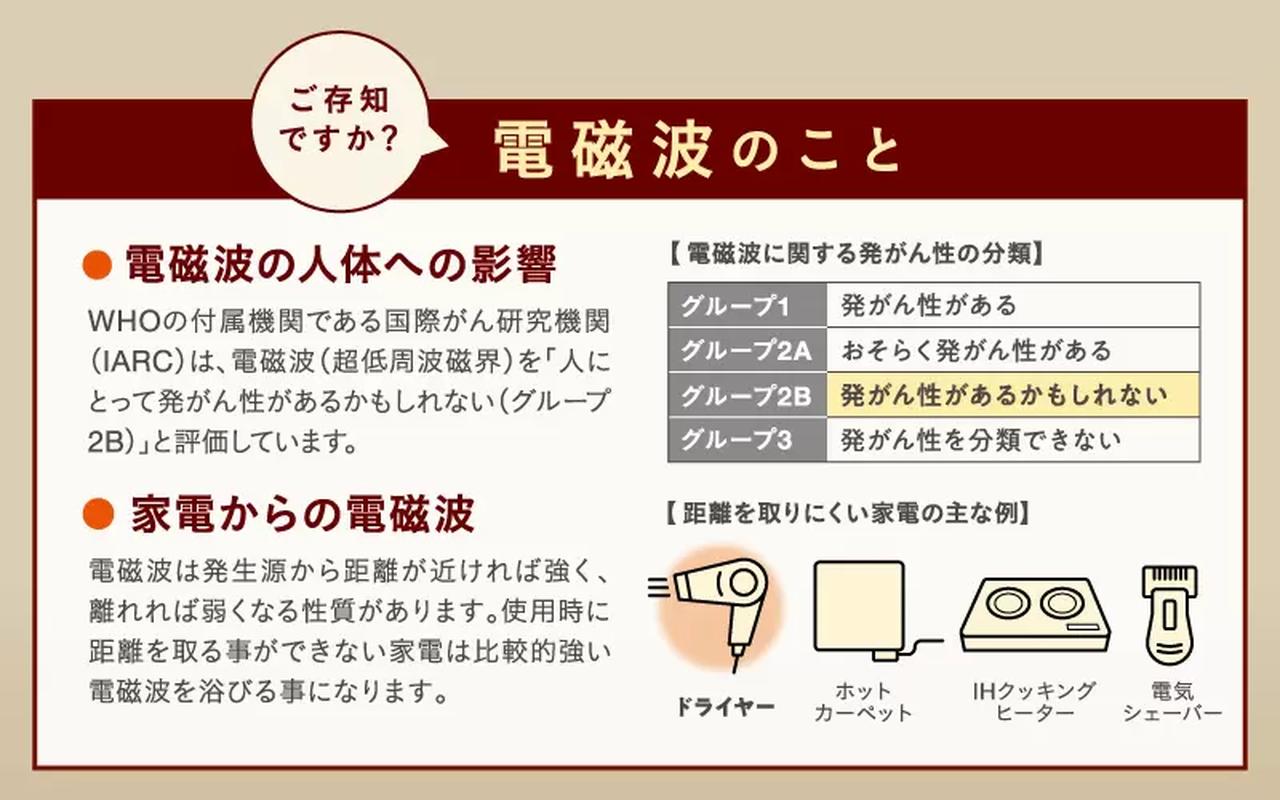 画像2: 電磁波（磁界）を大幅カットで安心