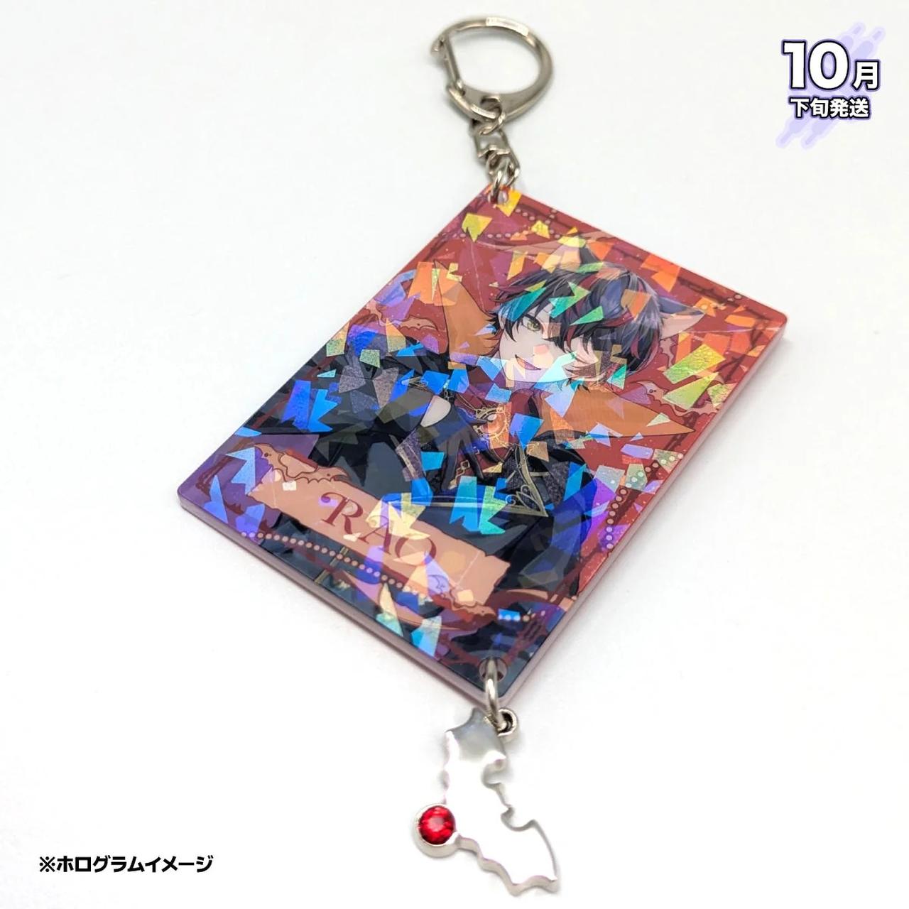 画像: チャーム付きホログラムアクリルキーホルダー(Trick or Step ver.)各1,500円