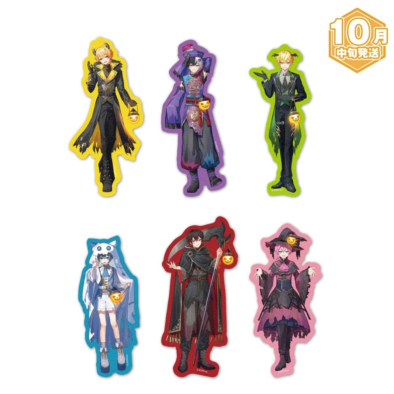 画像: AMPTAKxCOLORS ステッカーセット(Trick or Treat Party! ver./A TYPE)各1,200円
