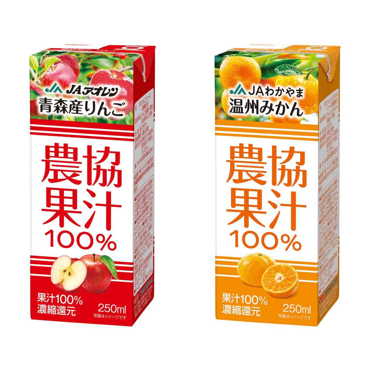画像3: 【試飲レポ】日本の農業を未来につなぐ、国産果汁だけを使用した100％果汁飲料 「農協果汁 りんご 250ml」「農協果汁 みかん 250ml」発売中