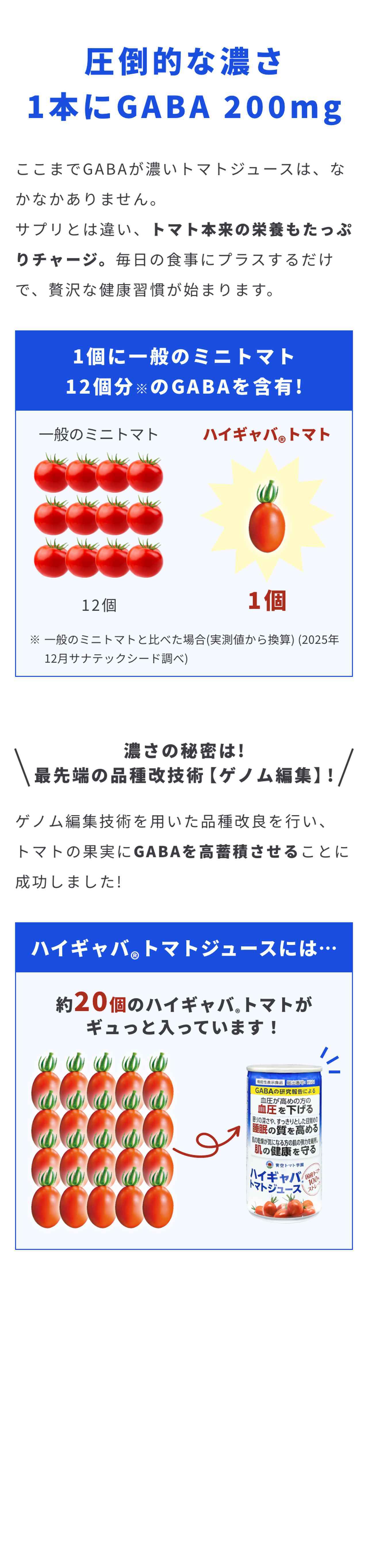 画像1: 飲むだけで睡眠&美肌ケア♡日本初のすごすぎる「ハイギャバ®トマトジュース」で手軽にインナービューティー!