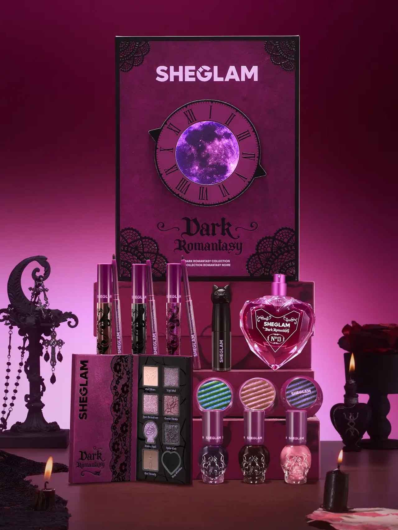 画像: 「Dark Romantasy Collection Set」 ・価格:¥14,180 ・商品コード:sb260731150338372398219 ※価格は、キャンペーン状況、為替レートにより変動する場合があります。 ※販売数には限りがございますので、売り切れの際はご容赦ください。 www.sheglam.com