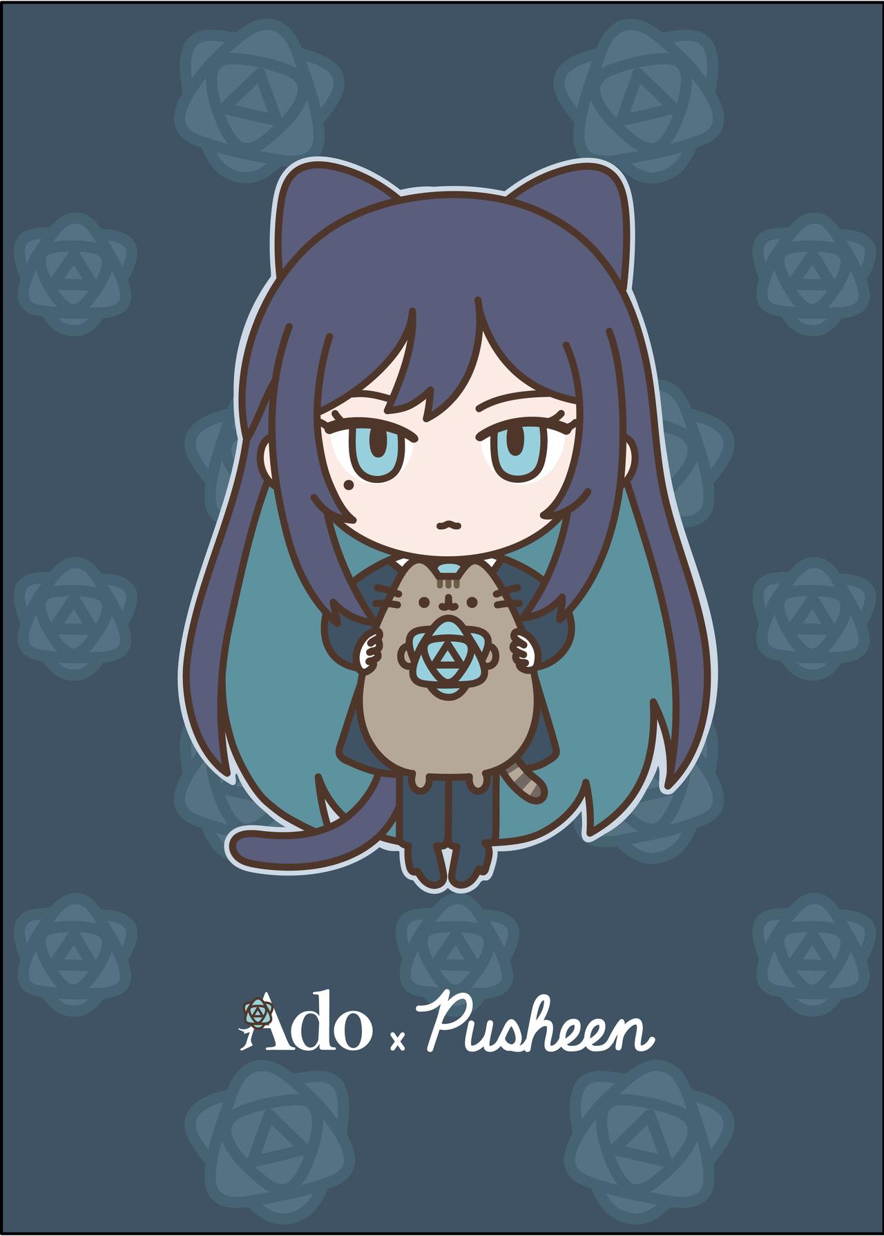 画像: Ado×Pusheen(プシーン)コラボ