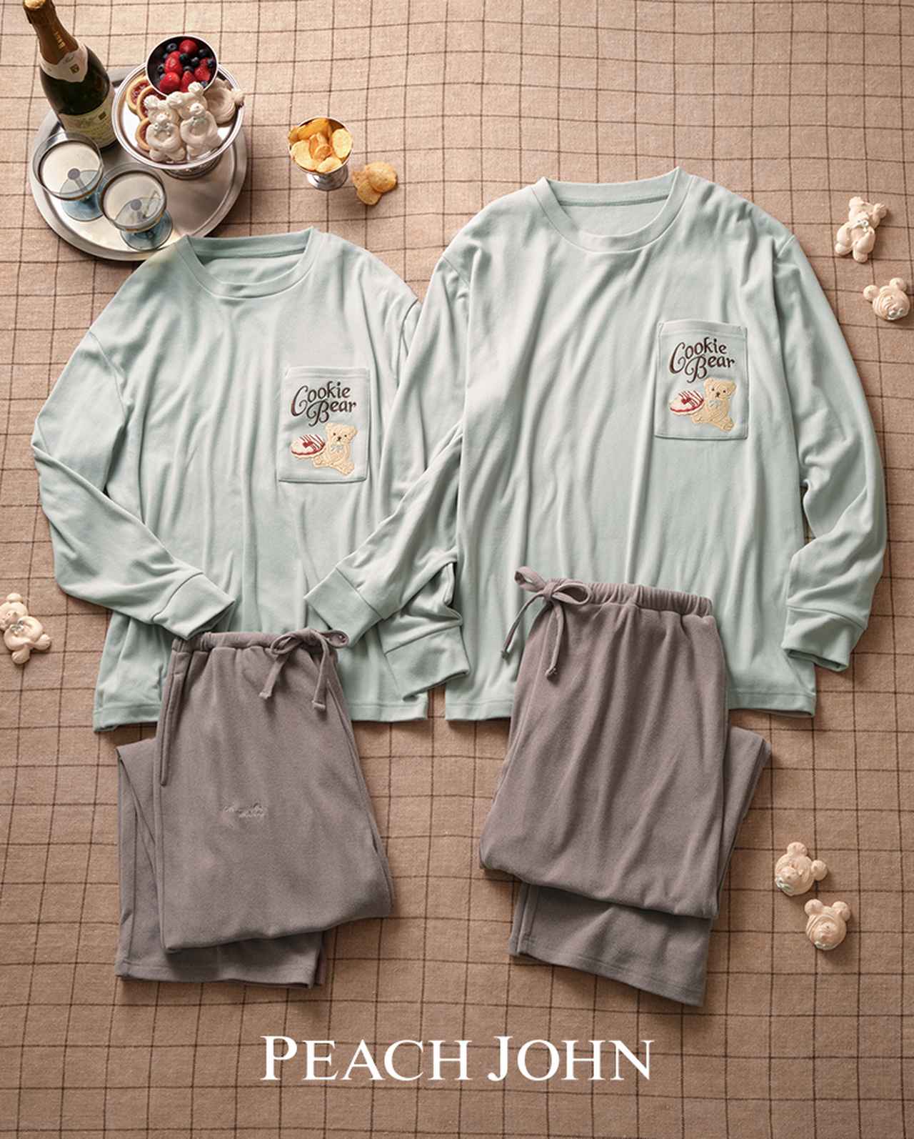 画像: くまロンTパジャマ（税込6,200円）