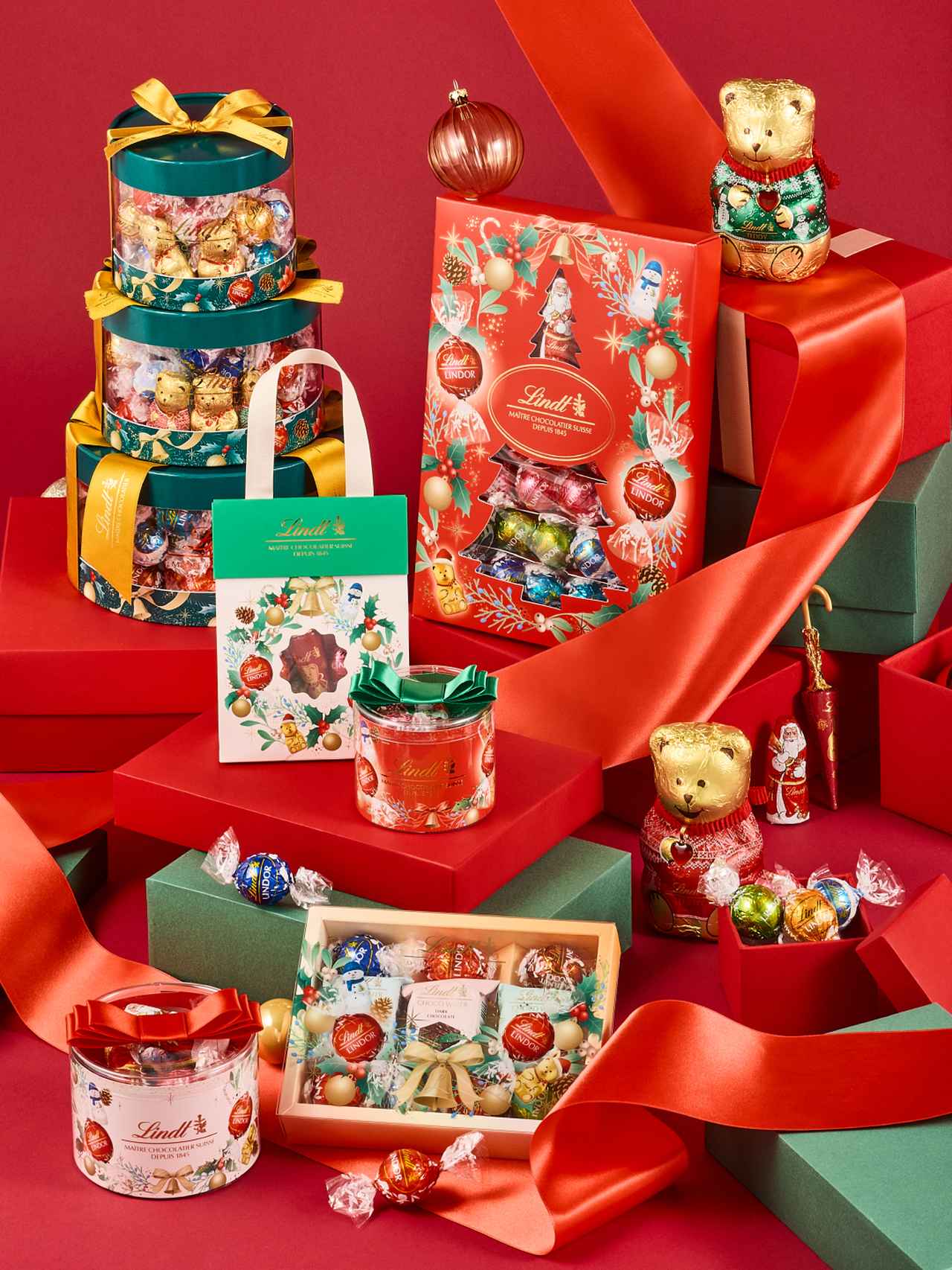 画像: “LINDOR HOLIDAY ほどくたび、幸せがあふれる”「リンツ クリスマスコレクション 2026」