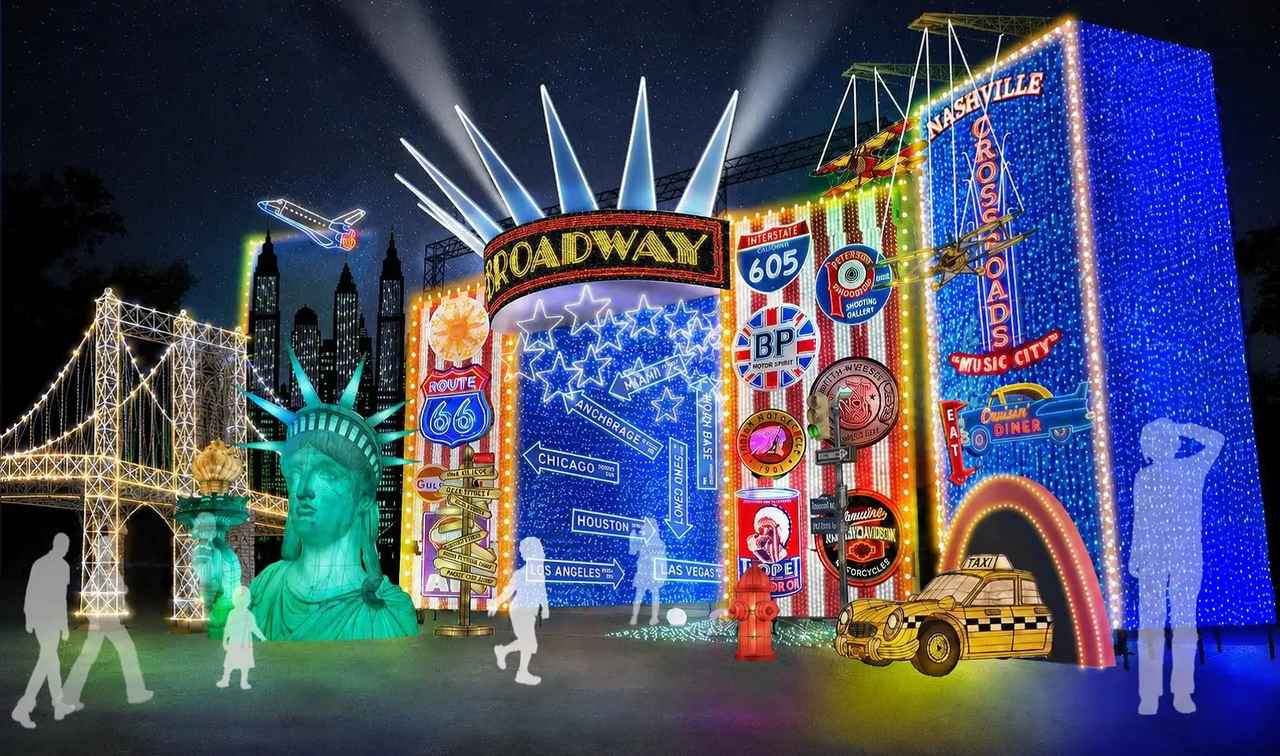 画像: 夜は光の世界へ!関東最大級のイルミネーションと限定イベント