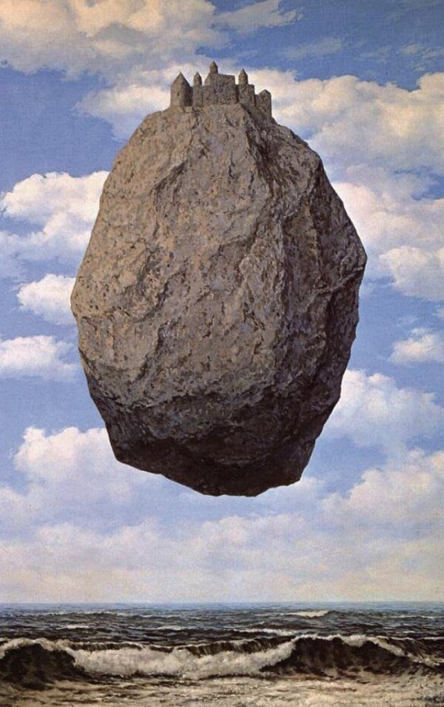 画像: The Castle of the Pyrenees, 1959 www.renemagritte.org