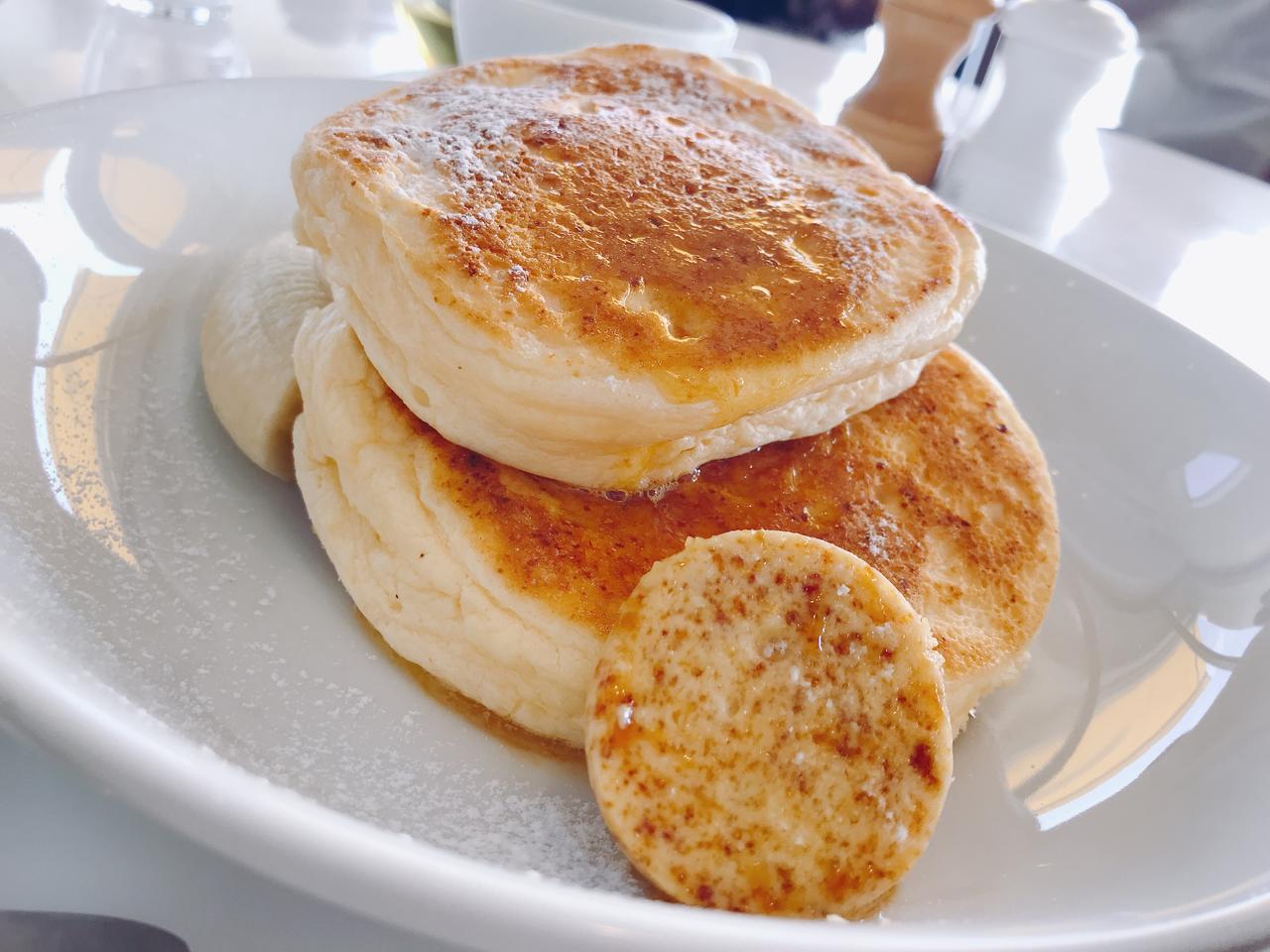 画像: 「リコッタパンケーキ」もおいしかった！