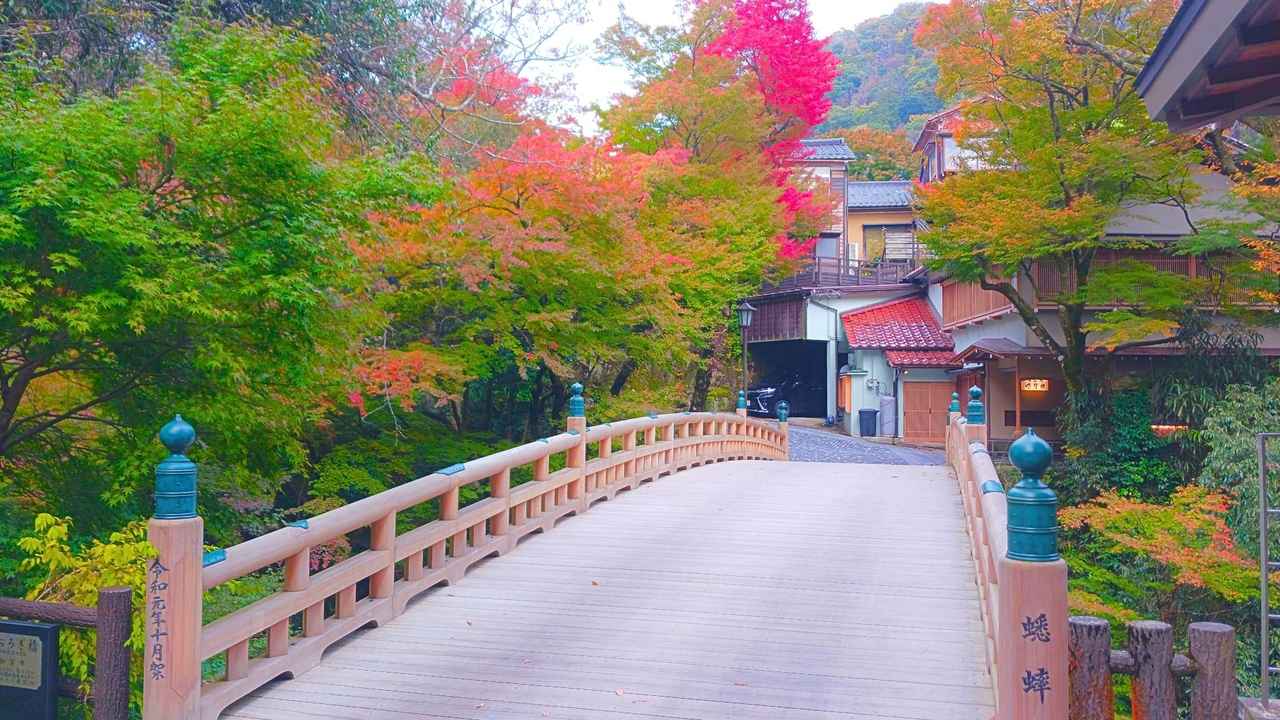 画像: 紅葉と温泉で日頃の疲れを癒そう
