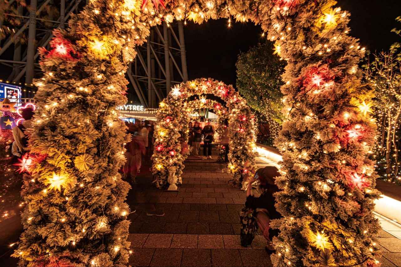 画像: 昨年のクリスマスアーケードの様子