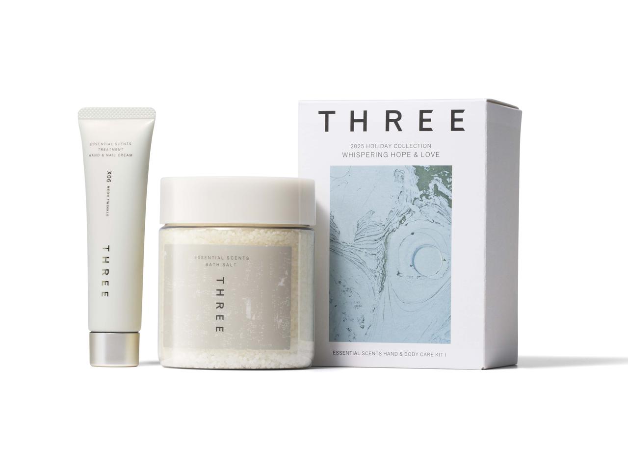 画像: THREE|エッセンシャルセンツ ハンド&ボディ ケア キット