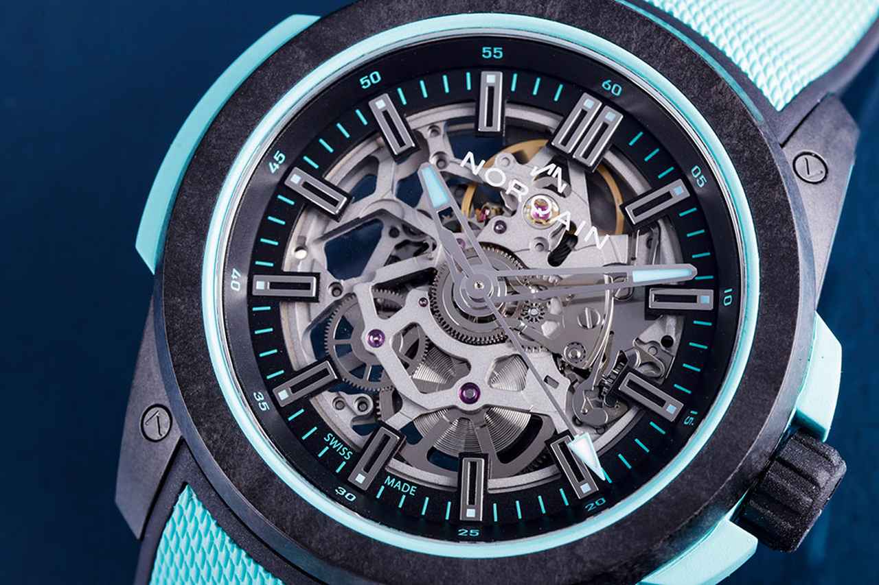 画像: ノルケイン ワイルドワン スケルトン 42MM ターコイズ「独自素材で描く個性」【今週の逸本 Vol.321】 - singles （シングルス）