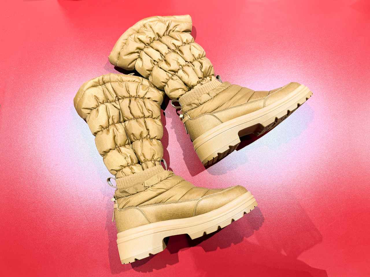 画像: レッグウォーマーも取り付けてみた。かわいい!