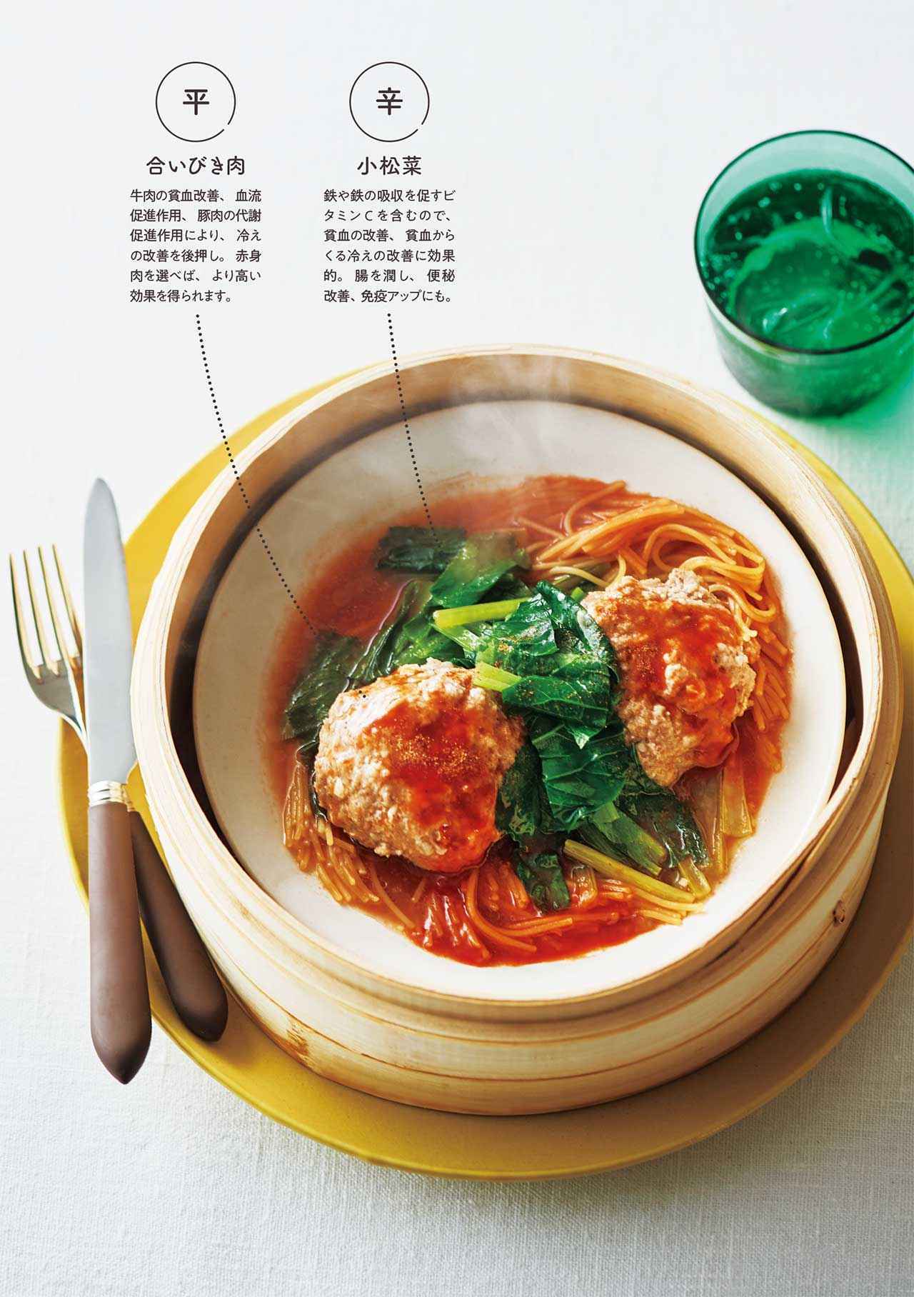 画像: 【つゆだく蒸しハンバーグ】 栄養をしっかり補って、冷え・疲れ対策に！