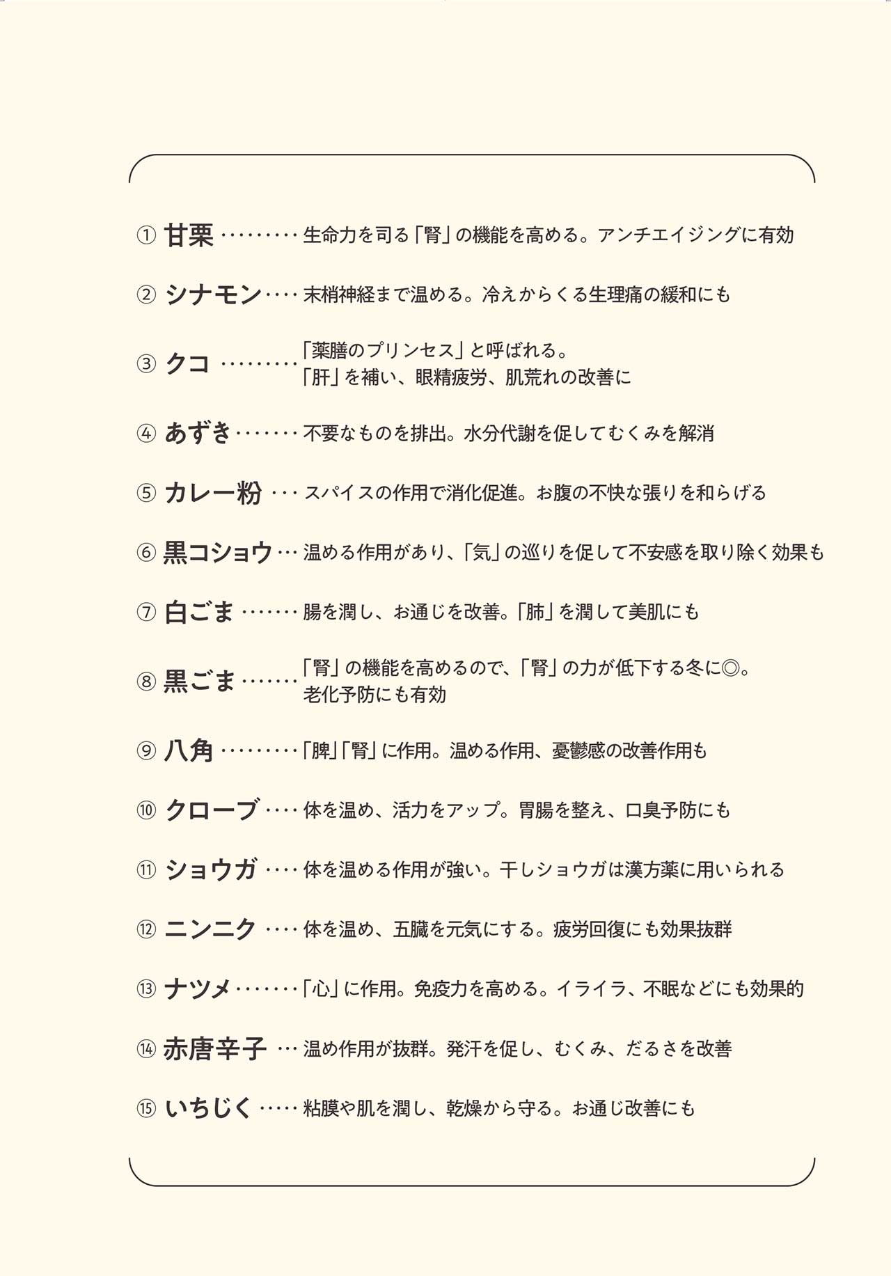 画像2: 【常備したい薬膳食材】 特徴を知って、毎日の食事に少しずつ取り入れよう