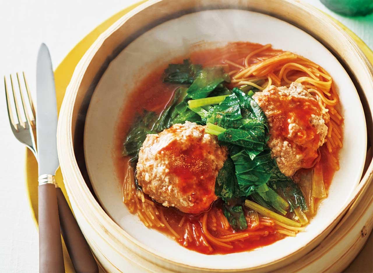 画像: 【薬膳レシピ Vol.1】栄養補給しながら整える｜つゆだく蒸しハンバーグ - singles （シングルス） - “おひとりさま”にフォーカスした情報サイト