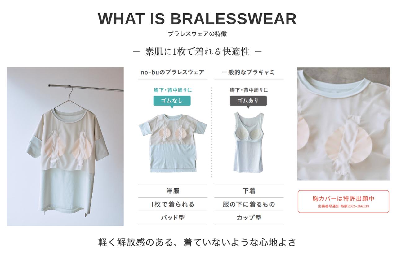 画像: ブラレスウェア「no-bu」って?
