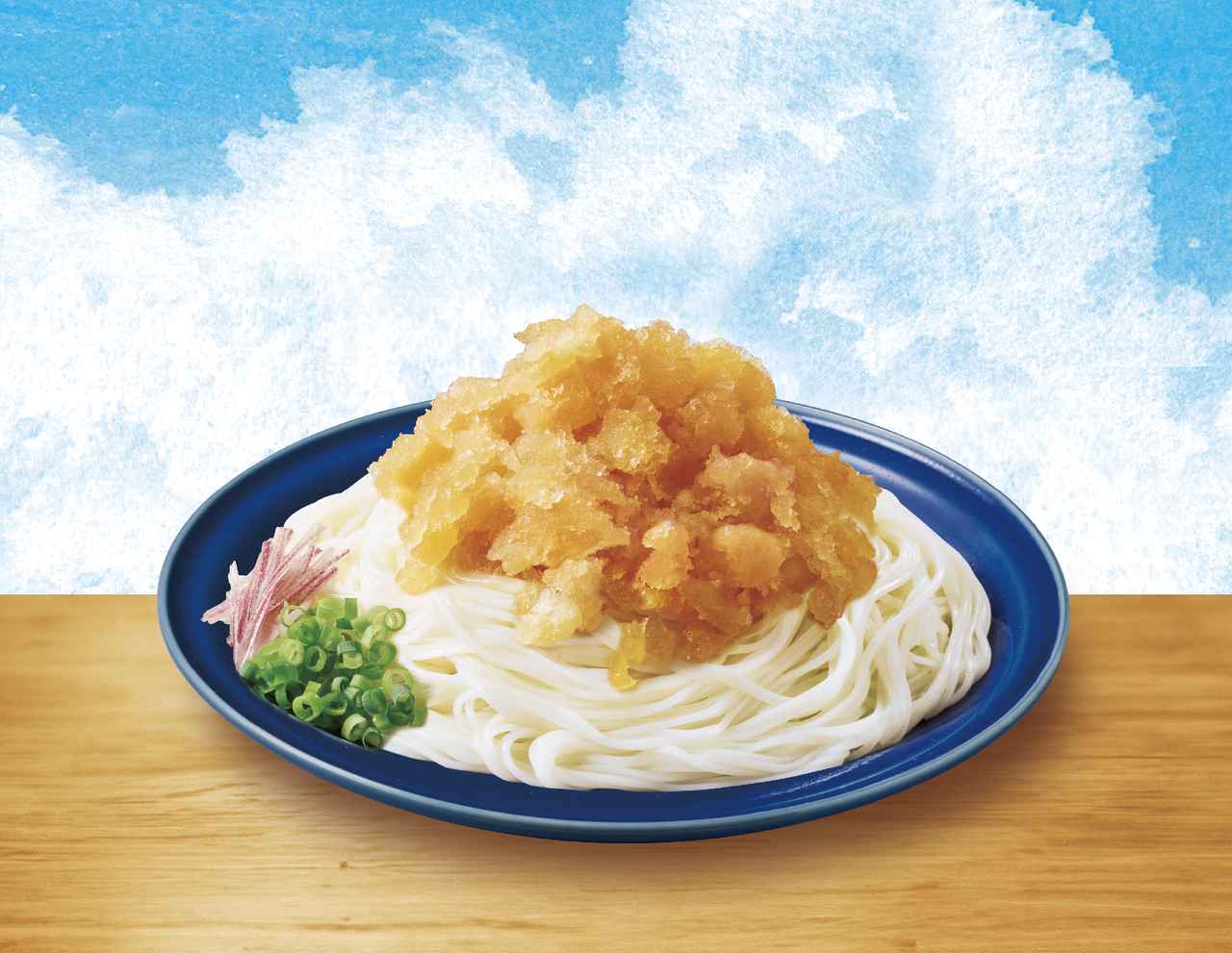 画像: 氷みぞれつゆ「かつおだし」、「鶏だしゆず風味」