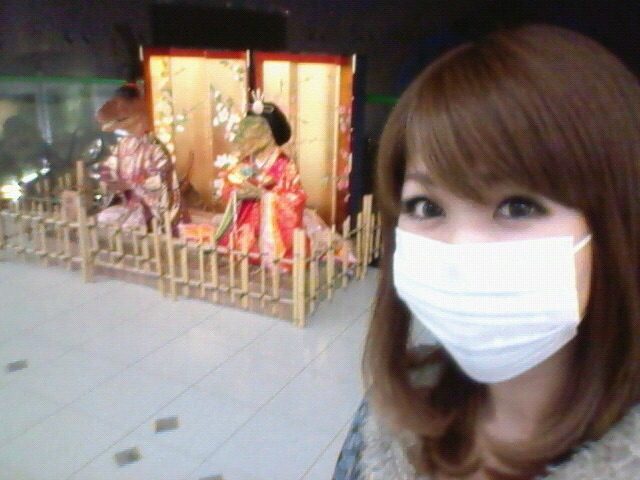 画像: ひな祭りの頃に行った時の生田晴香