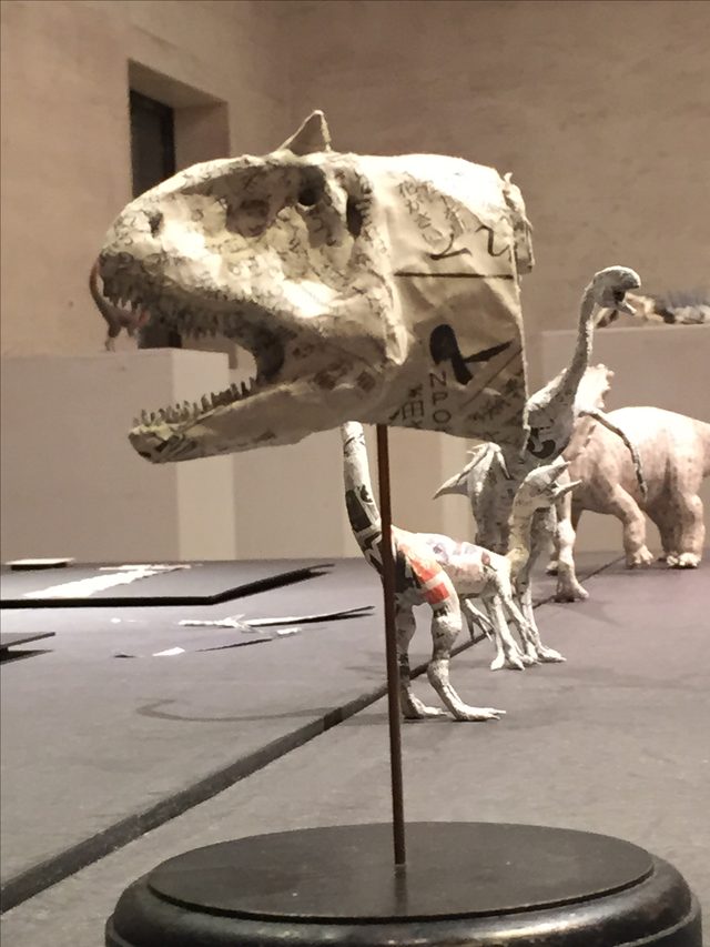 画像: カルノタウルスの頭。