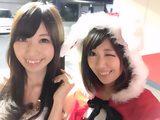 画像: ウサ耳付きのクリスマスっぽいコスプレしてみました、生田晴香です。
