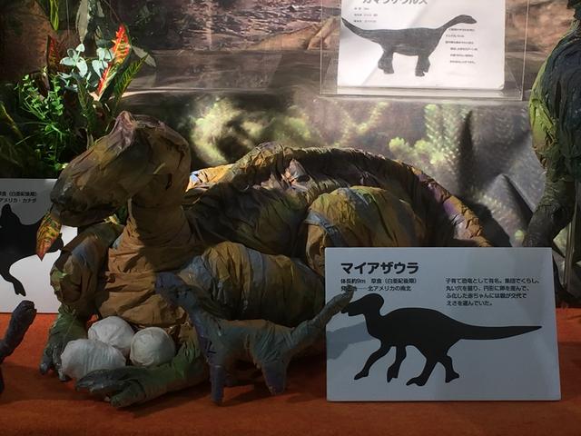 画像: 紙のマイアサウラ。