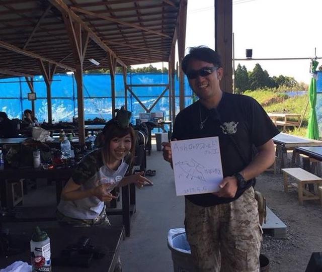 画像: フィールドでも!