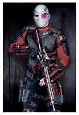 画像: ウィル・スミスが演じるデッドショットのフルコスチューム写真 http://www.cinema-frontline.com/2015/05/movie-news-suicidesquad.html